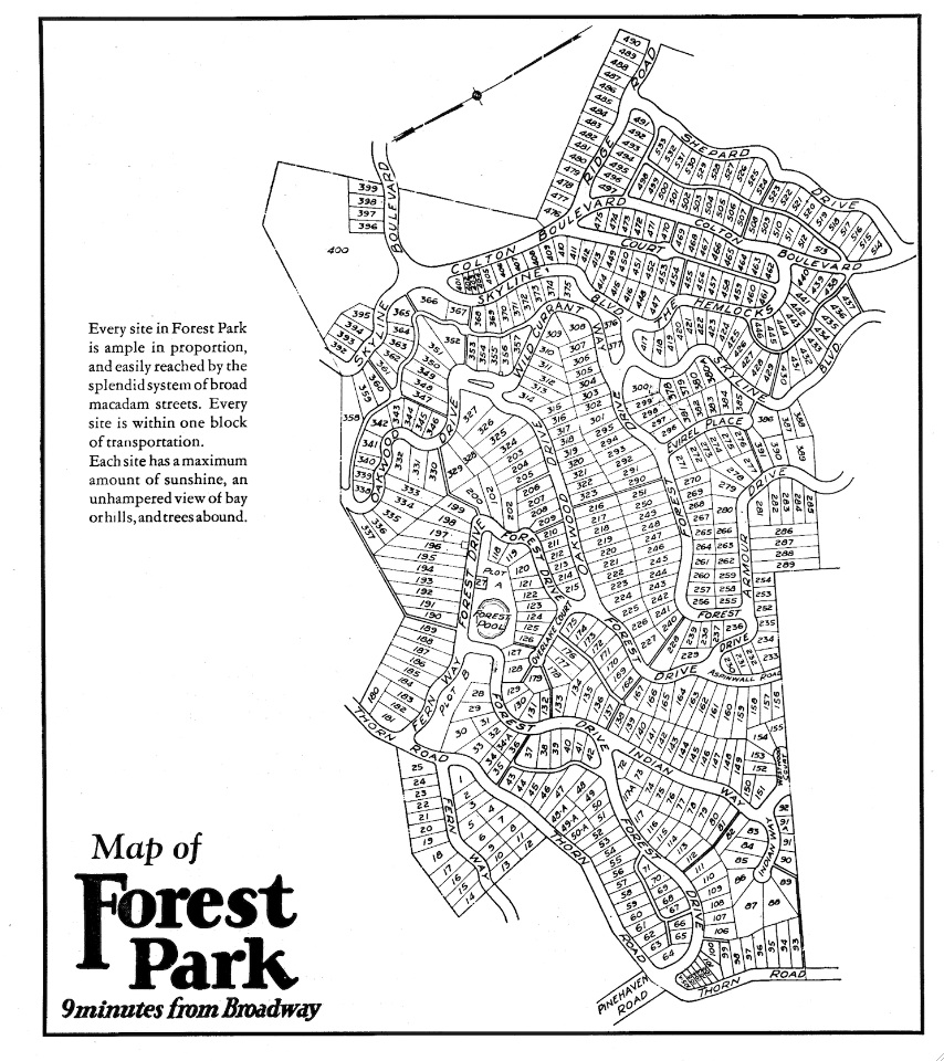 Forest Park and Wickham Havens East Bay Hills Project